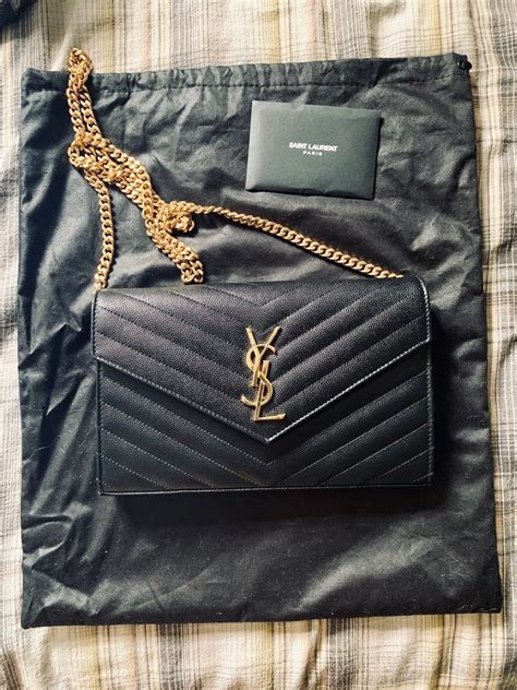 dupe ysl monogramme chain wallet|best ysl purse dupes.